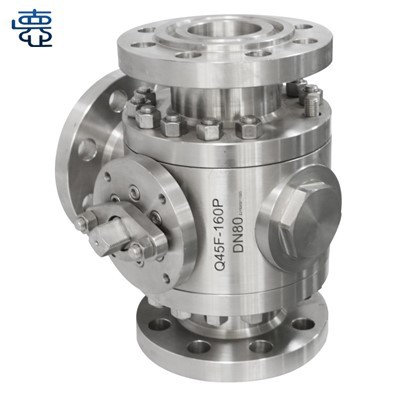 Kolme-poolse äärikuga kõrgsurve{1}}sepistatud terasest kuulventiil